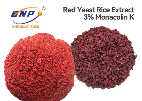 Monacolin K 3% 시트리닌이 없는 항콜레스테롤을 함유한 HPLC 붉은 효모 쌀