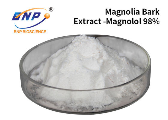 유명한 보충제 당후박은 마그놀올 호노키올 파우더 화이트를 추출합니다