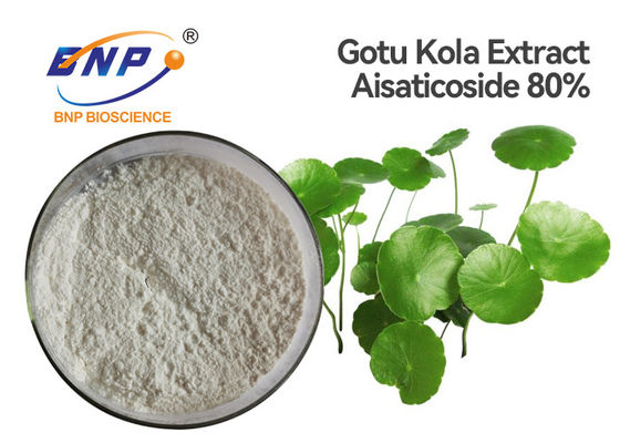 피부 백색 Gotu 콜라 추출물 분말을 위한 Asiaticoside 80% 병풀 아시아티카 추출물